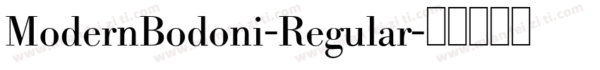 ModernBodoni-Regular字体转换