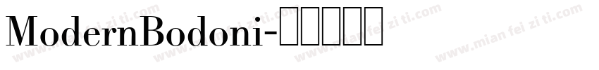 ModernBodoni字体转换