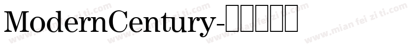 ModernCentury字体转换