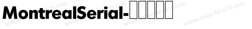 MontrealSerial字体转换