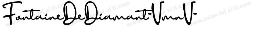 FontaineDeDiamant-VmnV字体转换
