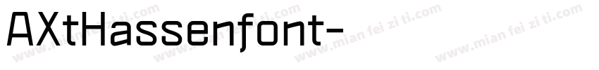 AXtHassenfont字体转换