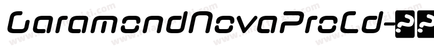 GaramondNovaProCd字体转换