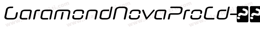 GaramondNovaProCd字体转换