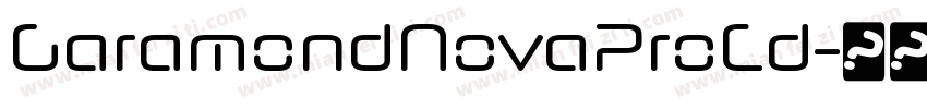 GaramondNovaProCd字体转换