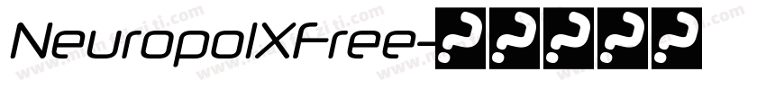 NeuropolXFree字体转换