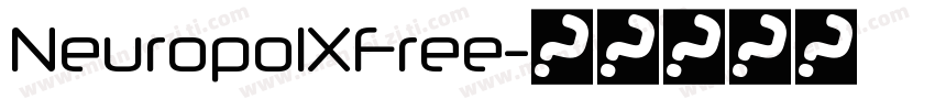 NeuropolXFree字体转换