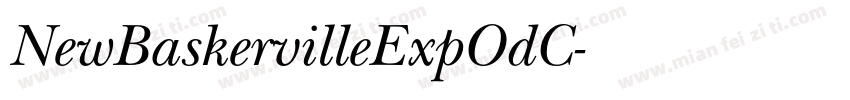 NewBaskervilleExpOdC字体转换
