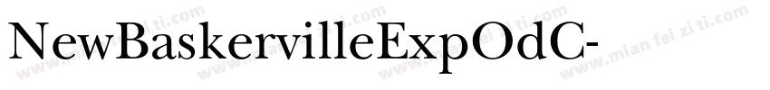 NewBaskervilleExpOdC字体转换