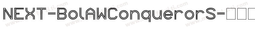NEXT-BolAWConquerorS字体转换