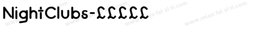 NightClubs字体转换