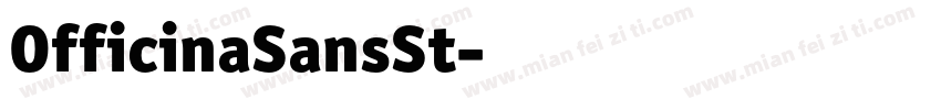 OfficinaSansSt字体转换