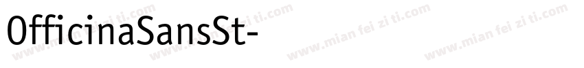 OfficinaSansSt字体转换