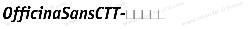 OfficinaSansCTT字体转换