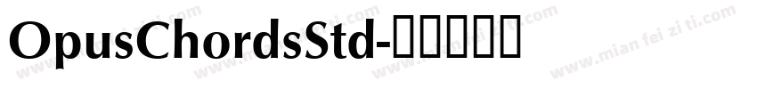 OpusChordsStd字体转换