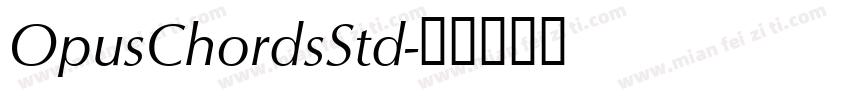 OpusChordsStd字体转换
