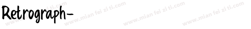 Retrograph字体转换