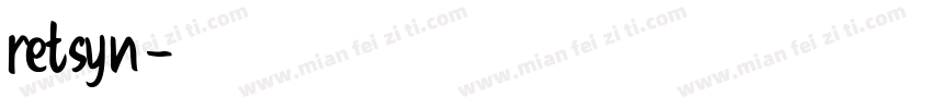 retsyn字体转换
