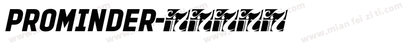PROMINDER字体转换