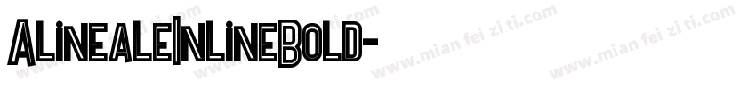 AlinealeInlineBold字体转换