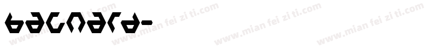 Bagnard字体转换