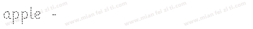 apple字体字体转换