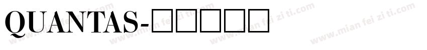 QUANTAS字体转换