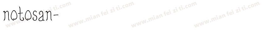 notosan字体转换