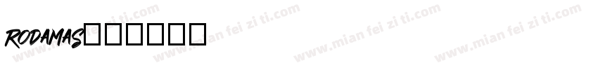 RODAMAS字体转换