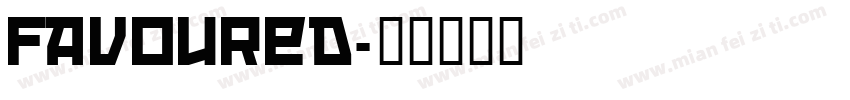 Favoured字体转换