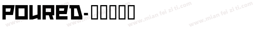 poured字体转换