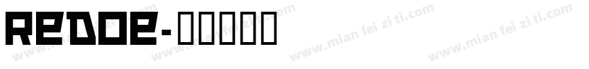 redoe字体转换