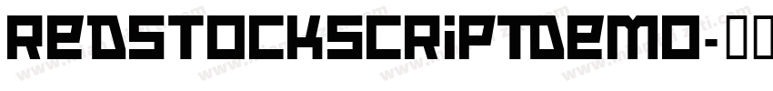 redstockscriptdemo字体转换