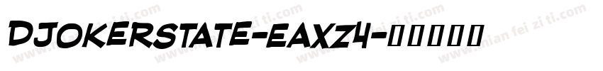 DjokerState-EaXZ4字体转换