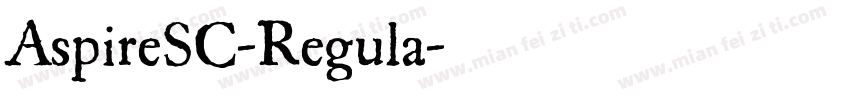 AspireSC-Regula字体转换