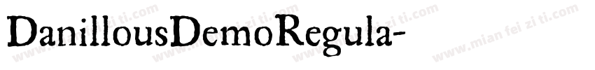 DanillousDemoRegula字体转换