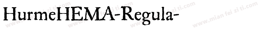 HurmeHEMA-Regula字体转换