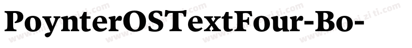 PoynterOSTextFour-Bo字体转换