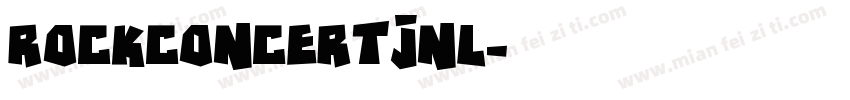 RockConcertJNL字体转换