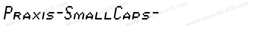 Praxis-SmallCaps字体转换