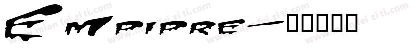 Empipre字体转换