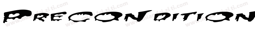Preconditioniny字体转换
