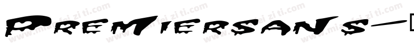 Premiersans字体转换