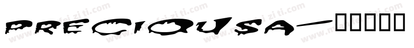 preciousa字体转换