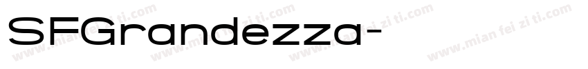 SFGrandezza字体转换