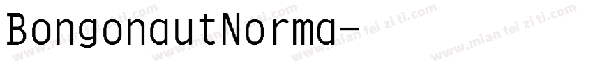 BongonautNorma字体转换