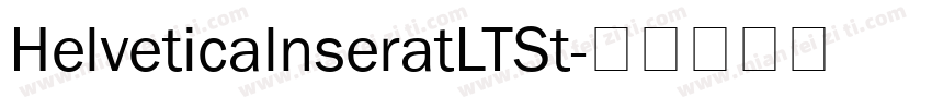 HelveticalnseratLTSt字体转换