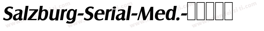 Salzburg-Serial-Med.字体转换