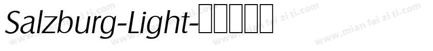 Salzburg-Light字体转换