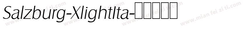 Salzburg-XlightIta字体转换